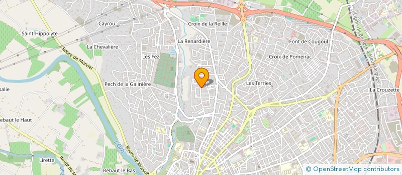 localisation de l'entreprise MONSIEUR GILLES CASTANIER  BEZIERS