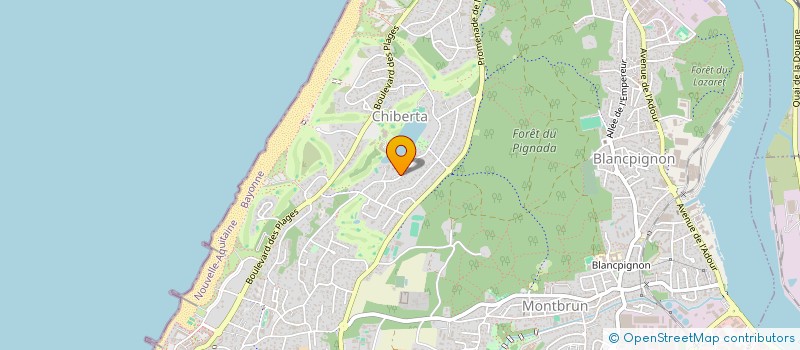 localisation de l'entreprise MONSIEUR GILLES CASTERA  ANGLET