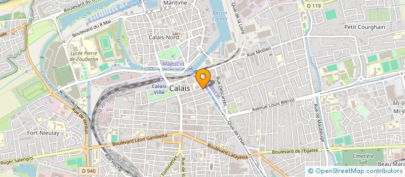 localisation de l'entreprise MONSIEUR GILLES CATOIRE  CALAIS