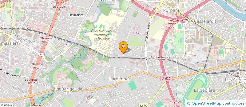 localisation de l'entreprise MONSIEUR GILLES CAUX à TOULOUSE