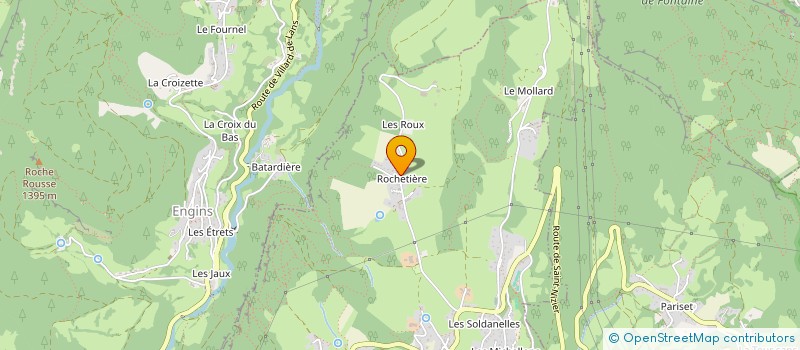 localisation de l'entreprise MONSIEUR GILLES CAVALLI  LANS-EN-VERCORS