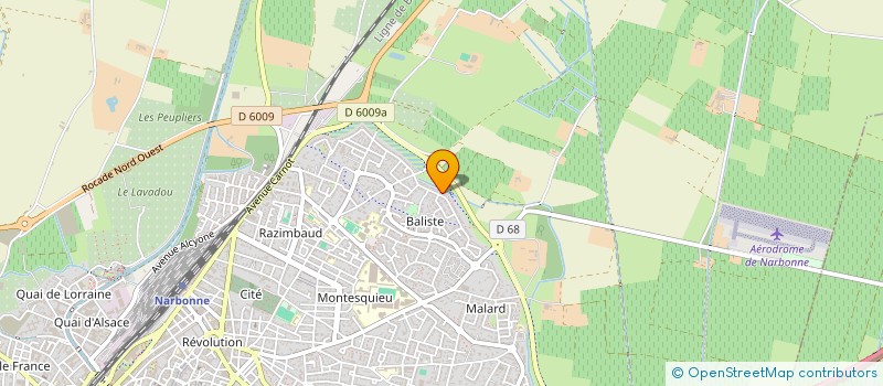 localisation de l'entreprise MONSIEUR GILLES CAVANTOU  NARBONNE