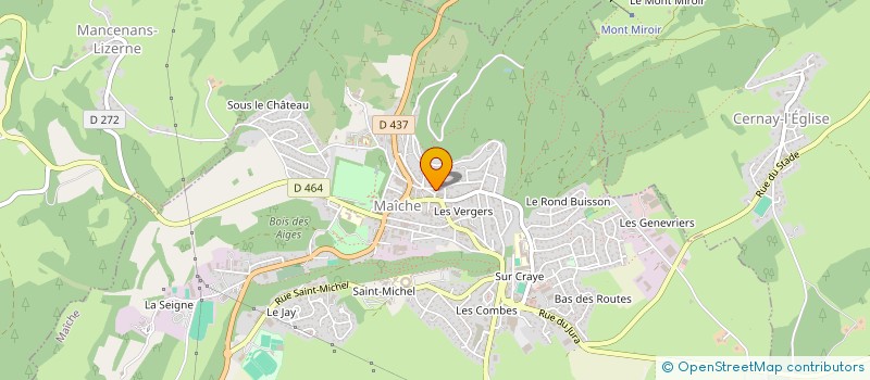 localisation de l'entreprise MONSIEUR GILLES CAVATZ  MAICHE