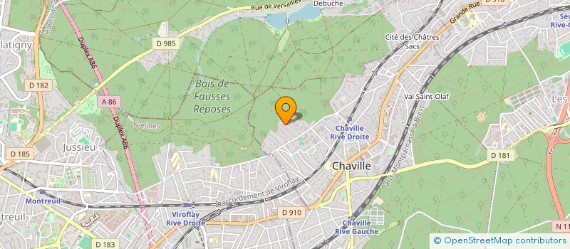 localisation de l'entreprise MONSIEUR GILLES CAZAUX à CHAVILLE