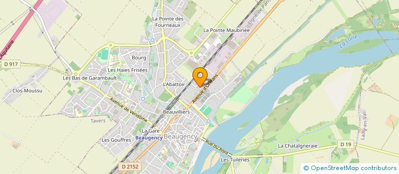 localisation de l'entreprise MONSIEUR GILLES CEBAREC  BEAUGENCY