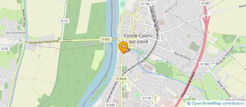 localisation de l'entreprise MONSIEUR GILLES CEGRETIN à COSNE-COURS-SUR-LOIRE