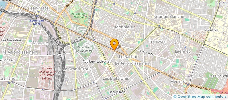 localisation de l'entreprise MONSIEUR GILLES CELLUPICA à LYON