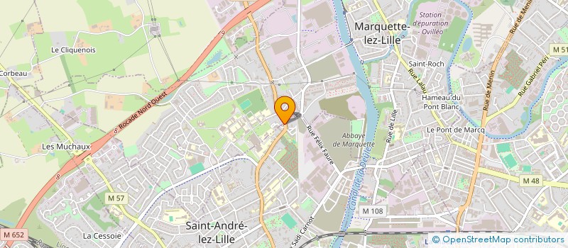 localisation de l'entreprise MONSIEUR GILLES CENDRE  SAINT-ANDRE-LEZ-LILLE