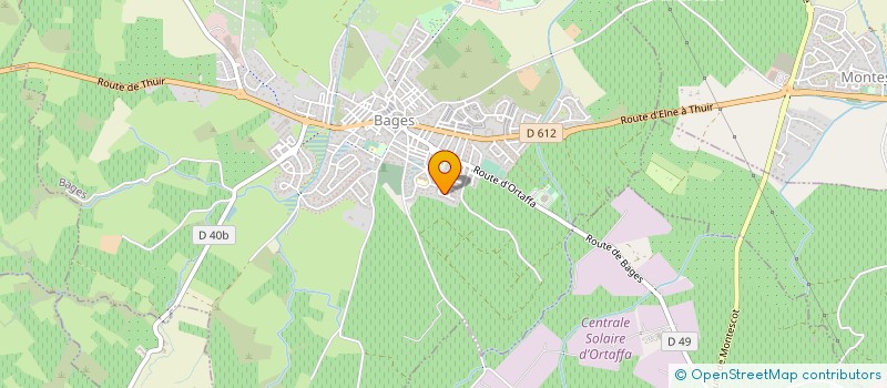 localisation de l'entreprise MONSIEUR GILLES CERBOS  BAGES