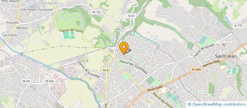 localisation de l'entreprise MONSIEUR GILLES CERDAN à L'UNION