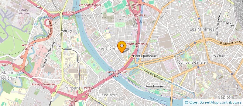 localisation de l'entreprise MONSIEUR GILLES CERNA  TOULOUSE