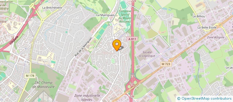 localisation de l'entreprise MONSIEUR GILLES CHABERT  CARQUEFOU