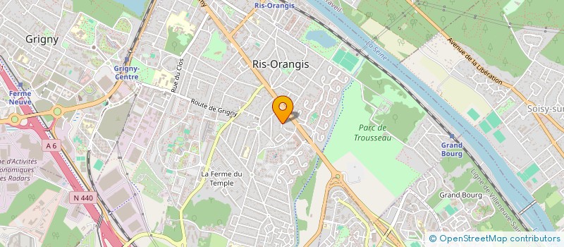 localisation de l'entreprise MONSIEUR GILLES CHABRERIE à RIS-ORANGIS