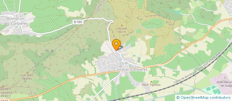 localisation de l'entreprise MONSIEUR GILLES CHAIFFRE  CRUSCADES