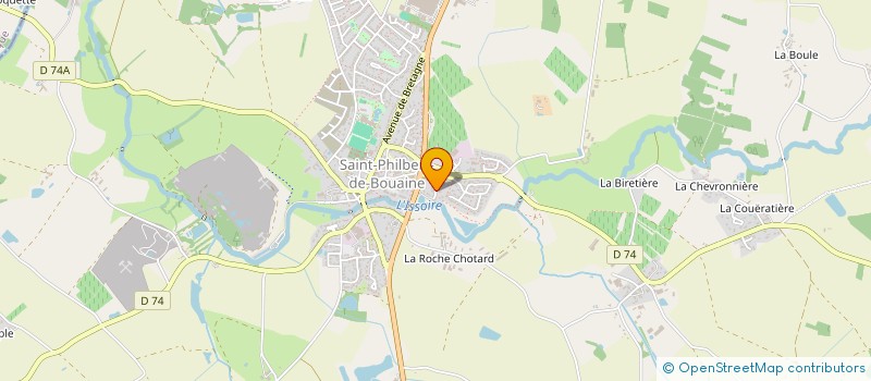 localisation de l'entreprise MONSIEUR GILLES CHAIGNEAU à SAINT-PHILBERT-DE-BOUAINE