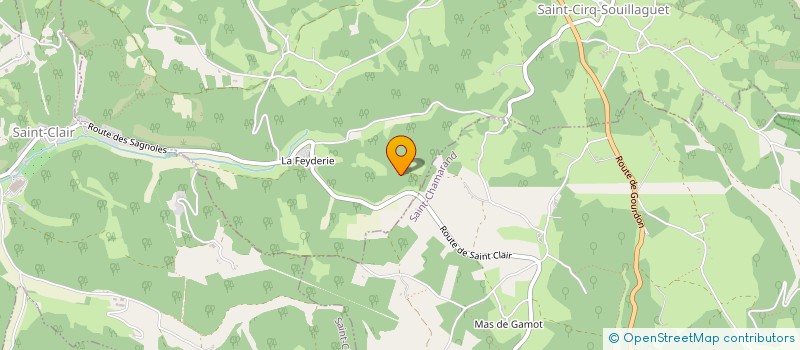 localisation de l'entreprise MONSIEUR GILLES CHAMPEAUX  LE VIGAN