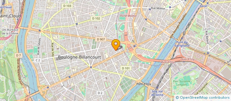 localisation de l'entreprise MONSIEUR GILLES CHANSIGAUD à BOULOGNE-BILLANCOURT