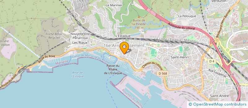 localisation de l'entreprise MONSIEUR GILLES CHANTEAU à MARSEILLE