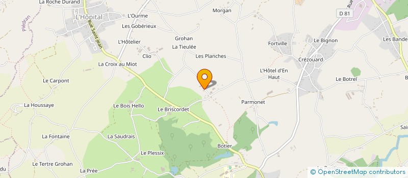 localisation de l'entreprise MONSIEUR GILLES CHAPELAIN  QUESSOY