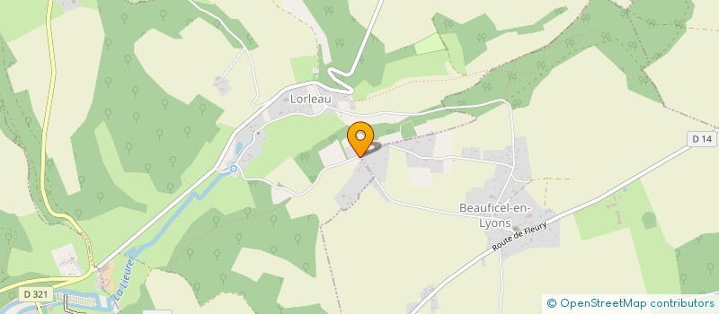 localisation de l'entreprise MONSIEUR GILLES CHAPELLIERE  LORLEAU