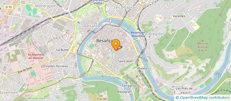 localisation de l'entreprise MONSIEUR GILLES CHAPUSET à BESANCON