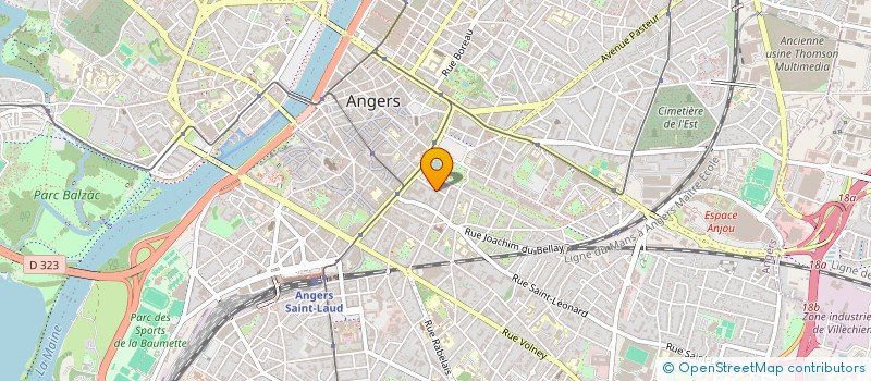 localisation de l'entreprise MONSIEUR GILLES CHARGE à ANGERS