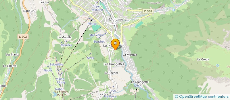 localisation de l'entreprise MONSIEUR GILLES CHARLIER à MORZINE