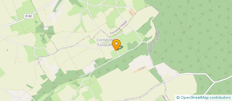 localisation de l'entreprise MONSIEUR GILLES CHASTANET  CORNEVILLE-LA-FOUQUETIERE