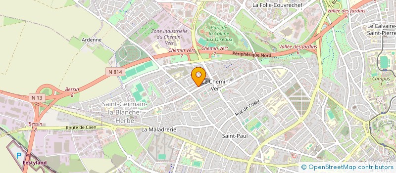 localisation de l'entreprise MONSIEUR GILLES CHATAIN à CAEN