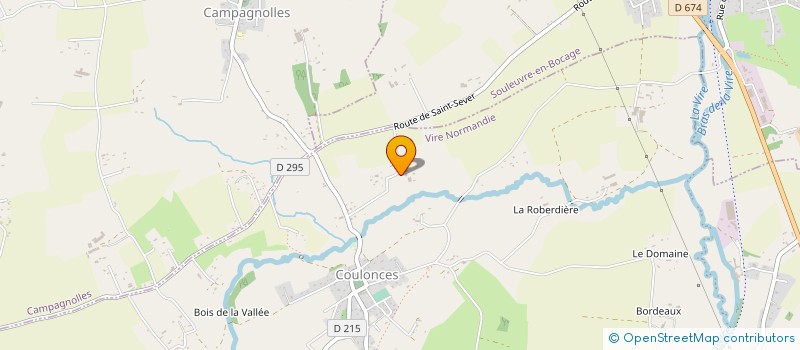 localisation de l'entreprise MONSIEUR GILLES CHATEL à VIRE-NORMANDIE