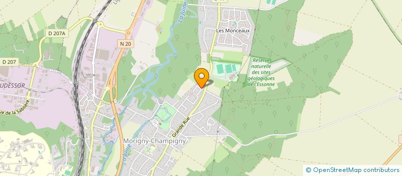 localisation de l'entreprise MONSIEUR GILLES CHAUT  MORIGNY-CHAMPIGNY