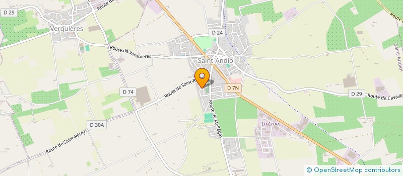 localisation de l'entreprise MONSIEUR GILLES CHAUVEAU  SAINT-ANDIOL