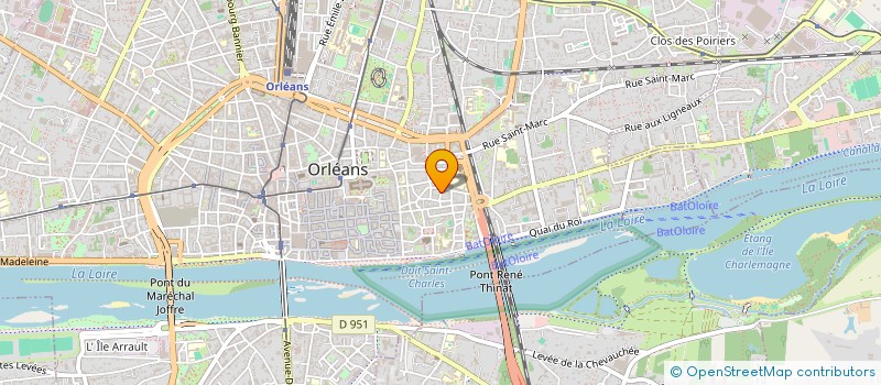 localisation de l'entreprise MONSIEUR GILLES CHAUVEAU  ORLEANS