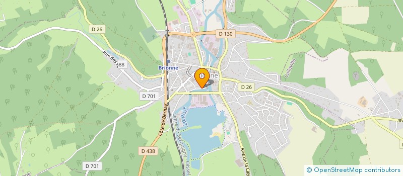 localisation de l'entreprise MONSIEUR GILLES CHAUVEL  BRIONNE