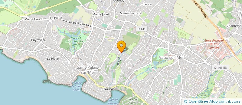 localisation de l'entreprise MONSIEUR GILLES CHAUVIN  SAINT-PALAIS-SUR-MER