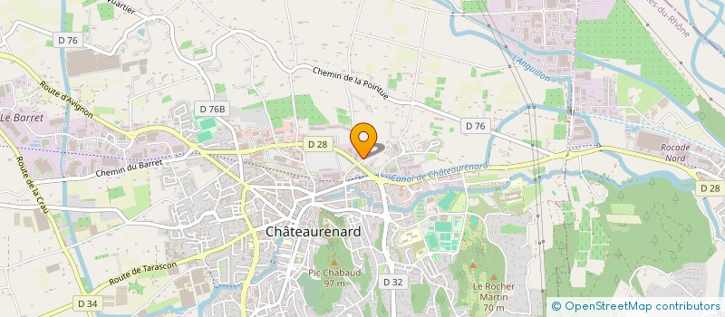 localisation de l'entreprise MONSIEUR GILLES CHAYRAMY  CHATEAURENARD