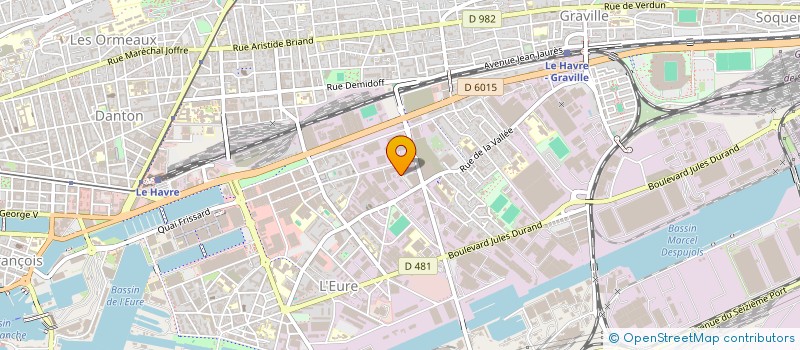 localisation de l'entreprise MONSIEUR GILLES CHEDOT  LE HAVRE