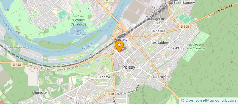 localisation de l'entreprise MONSIEUR GILLES CHEIO  POISSY