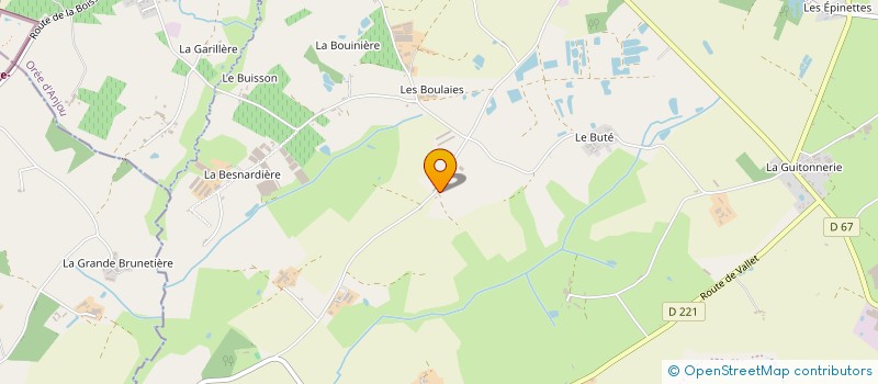 localisation de l'entreprise MONSIEUR GILLES CHENE à BEAUPREAU-EN-MAUGES