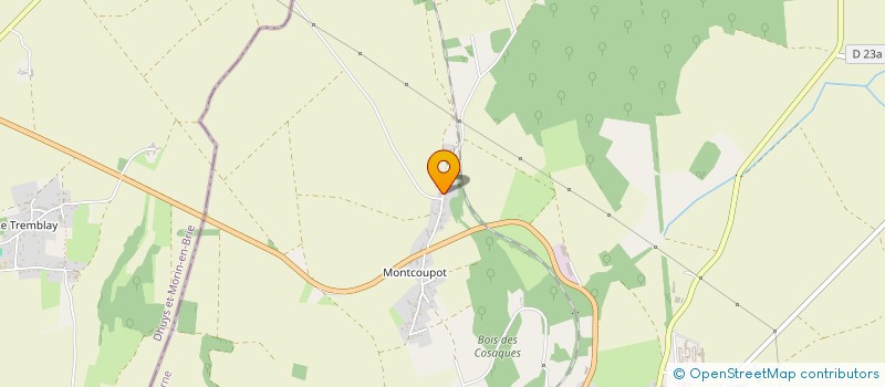 localisation de l'entreprise MONSIEUR GILLES CHENU  MONTMIRAIL