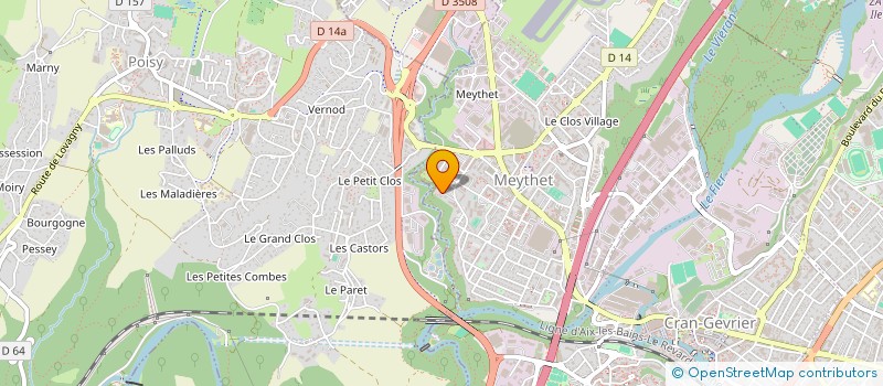 localisation de l'entreprise MONSIEUR GILLES CHERON à ANNECY