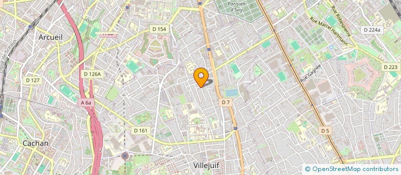 localisation de l'entreprise MONSIEUR GILLES CHERRIER  VILLEJUIF