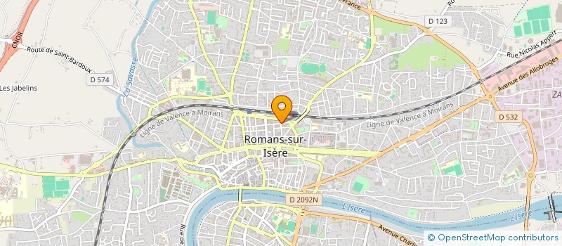 localisation de l'entreprise MONSIEUR GILLES CHETANIAN à ROMANS-SUR-ISERE