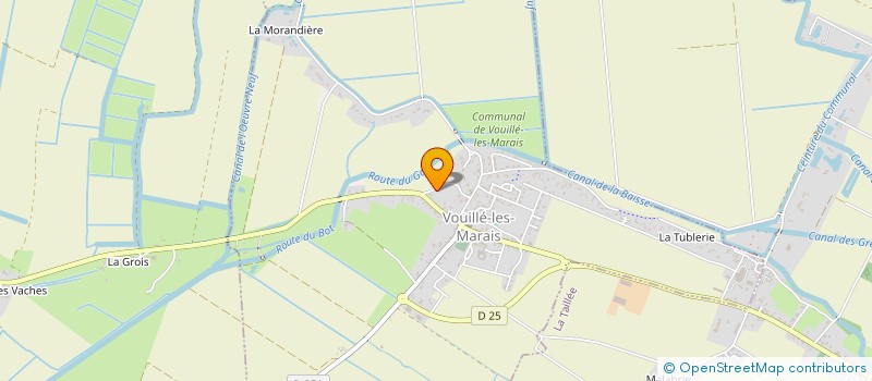 localisation de l'entreprise MONSIEUR GILLES CHEVALIER  VOUILLE-LES-MARAIS