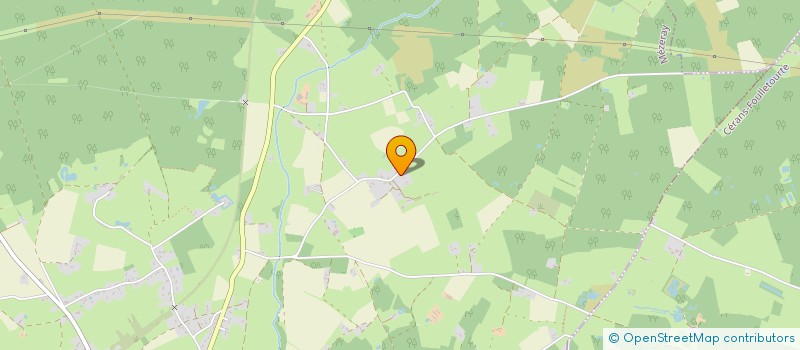 localisation de l'entreprise MONSIEUR GILLES CHEVALIER  COURCELLES LA FORET