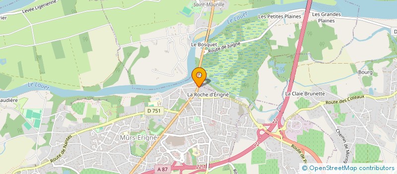 localisation de l'entreprise MONSIEUR GILLES CHEVET à MURS-ERIGNE