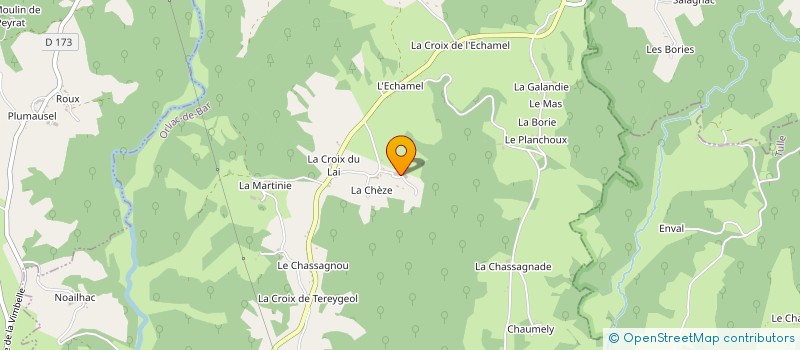 localisation de l'entreprise MONSIEUR GILLES CHEZE à ORLIAC-DE-BAR