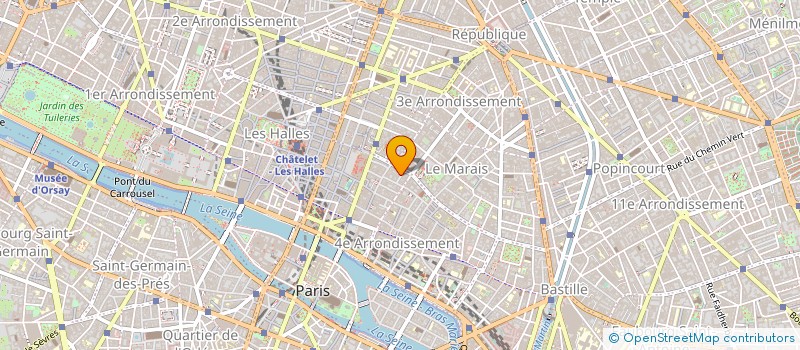 localisation de l'entreprise MONSIEUR GILLES CHEZE  PARIS