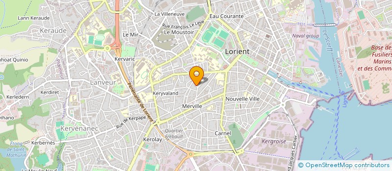 localisation de l'entreprise MONSIEUR GILLES CHIROUZE  LORIENT