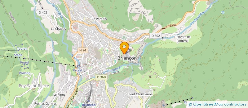 localisation de l'entreprise MONSIEUR GILLES CHOMIOL à BRIANCON
